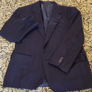 Dark navy pinstripe jacket